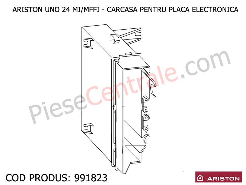 Poza Carcasa pentru placa electronica centrale termice Ariston UNO 24 mi/mffi