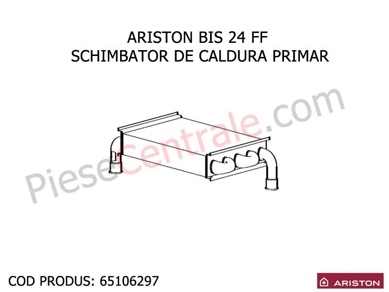 Poza Schimbator caldura primar centrala termica Ariston BIS, BIS 2, Clas, Genus