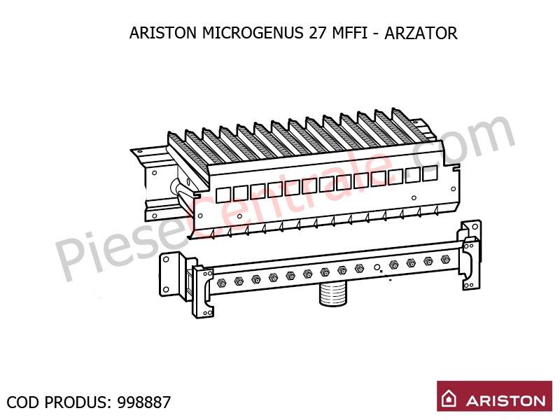 Poza Arzator centrale termice Ariston MICROGENUS 27 MFFI