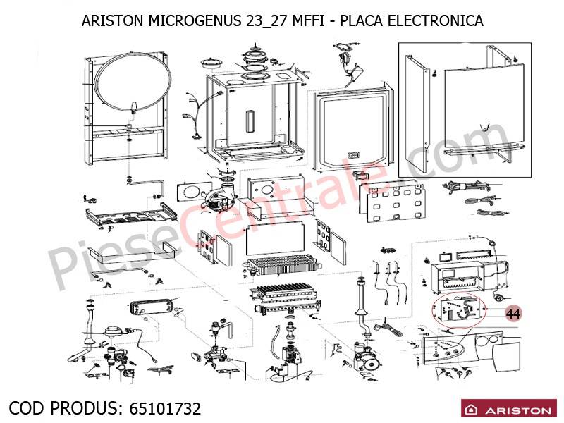Poza Placa electronica centrale termice Ariston MICROGENUS MFFI