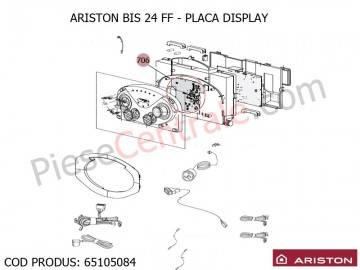 Poza Placa display centrale termice Ariston BIS 24 FF, EGIS, AS