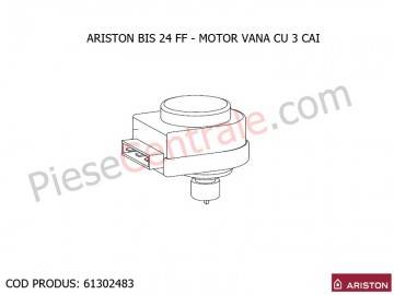 Poza Motor vana cu 3 cai centrale termice Ariston BIS, BIS 2, Clas, Genus, Clas premium, Genus Premium